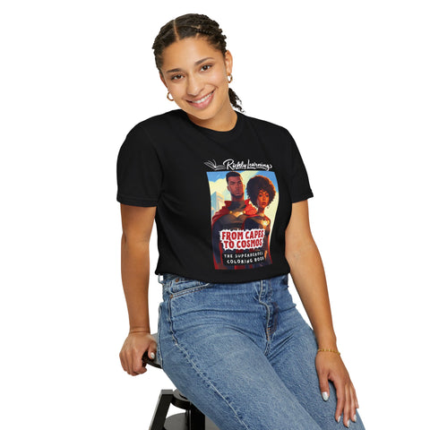 Capes to Cosmos T-Shirt | Unisex Garment-Dyed Tee with Unique Design