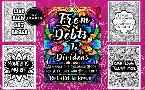 Affirmations Coloring Book | Affluence Coloring Book | Richly Learning