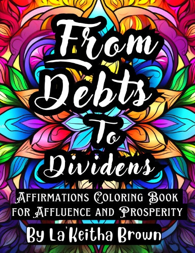 Affirmations Coloring Book | Affluence Coloring Book | Richly Learning
