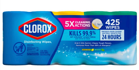Clorox Disinfecting Bleach-Free Cleaning Wipes 5 Pack