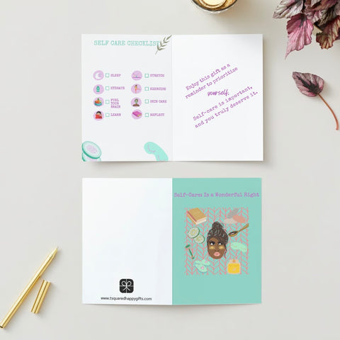 Greeting Cards -- Self-Care Is a Wonderful Right