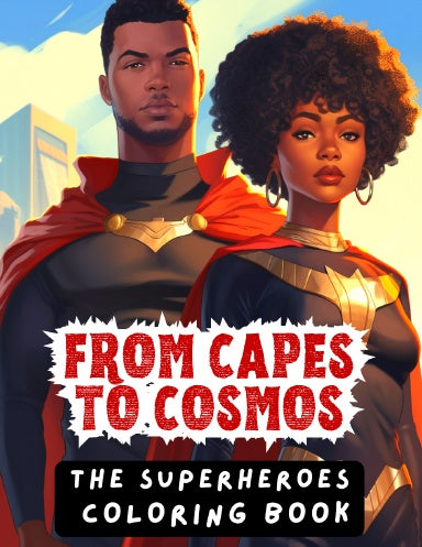 Superheroes Coloring Book | Cosmos Coloring Book | Richly Learning